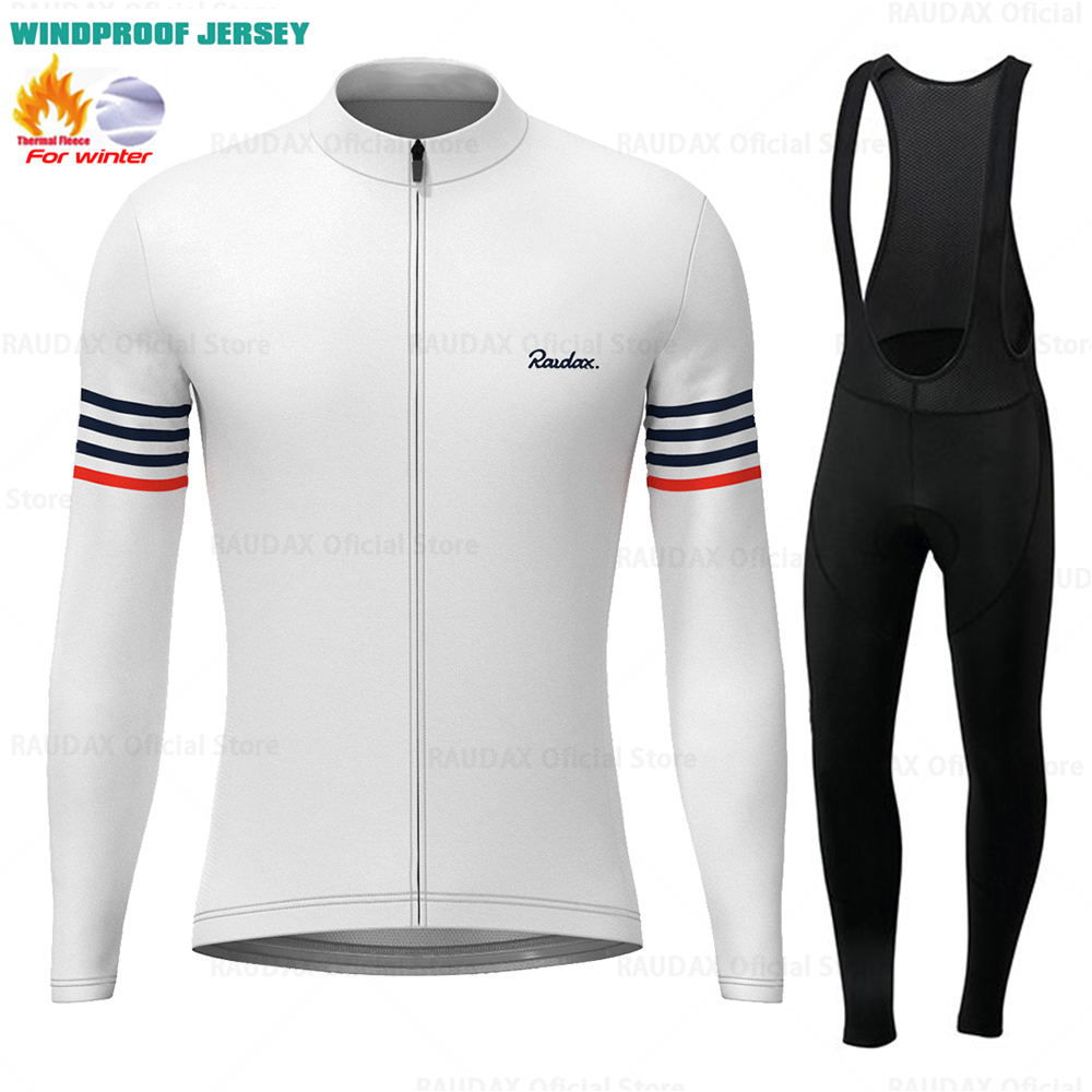 Cycling Commuter Clothing - Raudax Winter Windproof Fleece Jersey Ropa