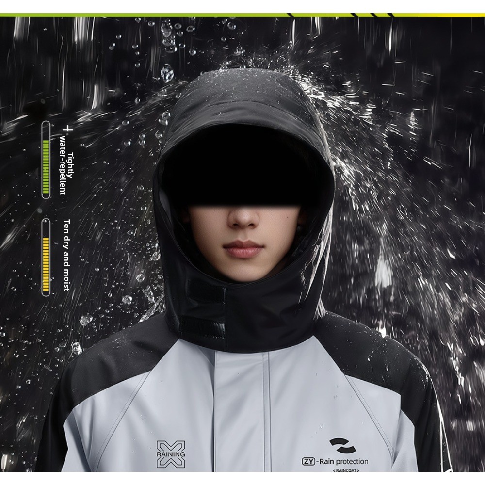 Two Piece Motorcycle Rain Suit - Cycling Commute In Rain ulasan dan harga
