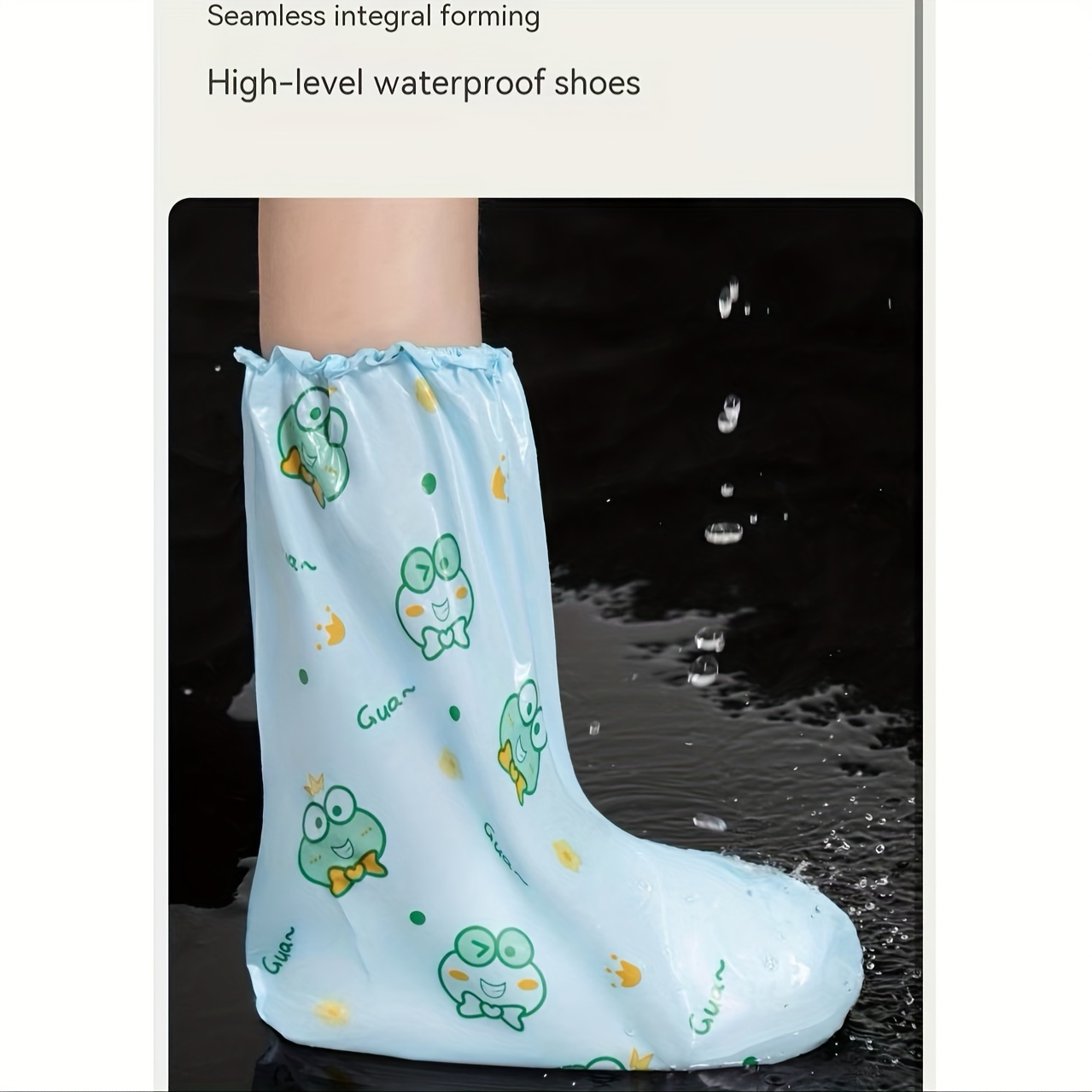 10pc Frog Cartoon Shoe Covers  - Cycling Shoes For Commute ulasan dan harga