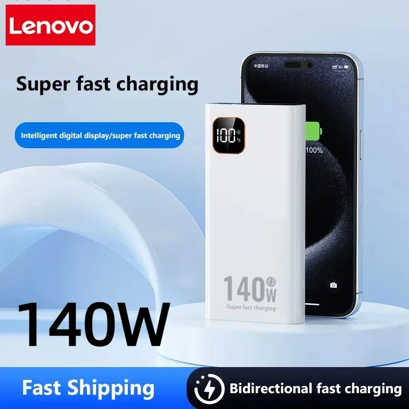 Lenovo 140W 500000mAh Ultra Ca - Usb Charger Dynamo ulasan dan harga