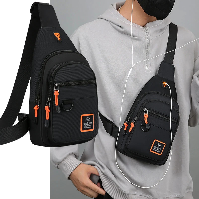 NEW Men's Chest Bag Men's Leis - Cycling Journey ulasan dan harga