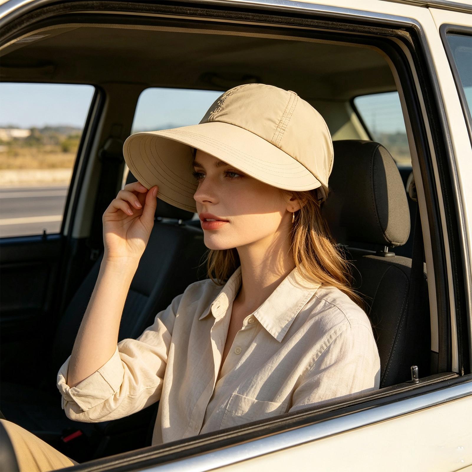 Women Sun Hat Wide Brim Breath - Cycling To Commute ulasan dan harga