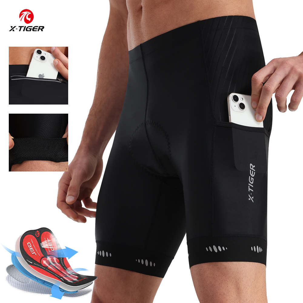 X-TIGER Men Cycling Shorts wit - Cycling Commuter Pants ulasan dan harga