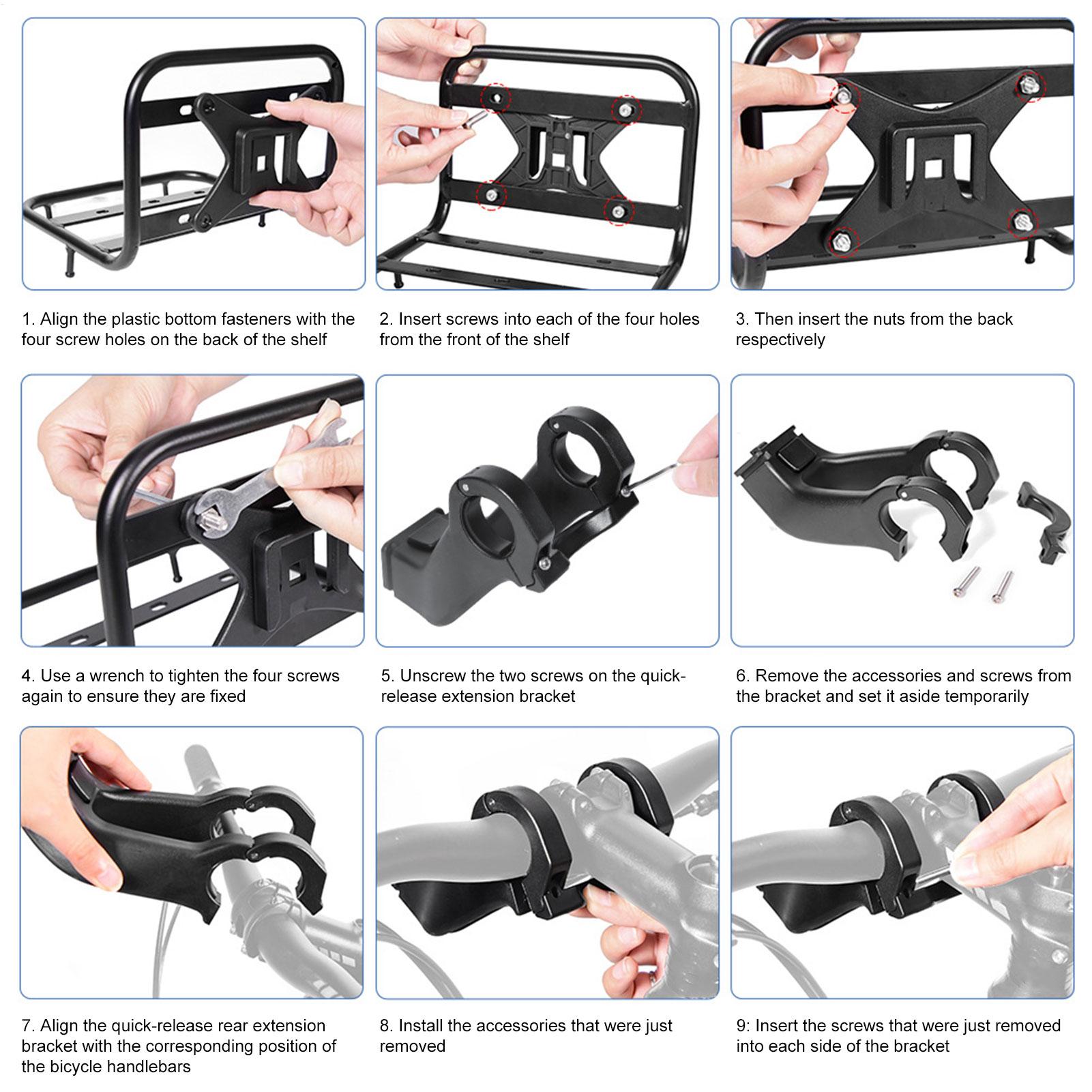 Front Bike Rack Quick Release  - Cargo Rack Aluminum ulasan dan harga