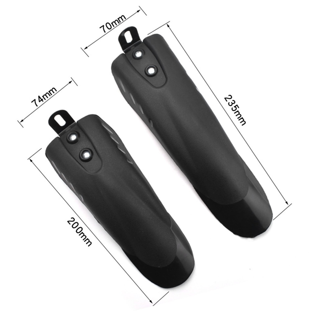 2Pcs Front Rear Set Bike Mudgu - Fender Mudguard Set ulasan dan harga