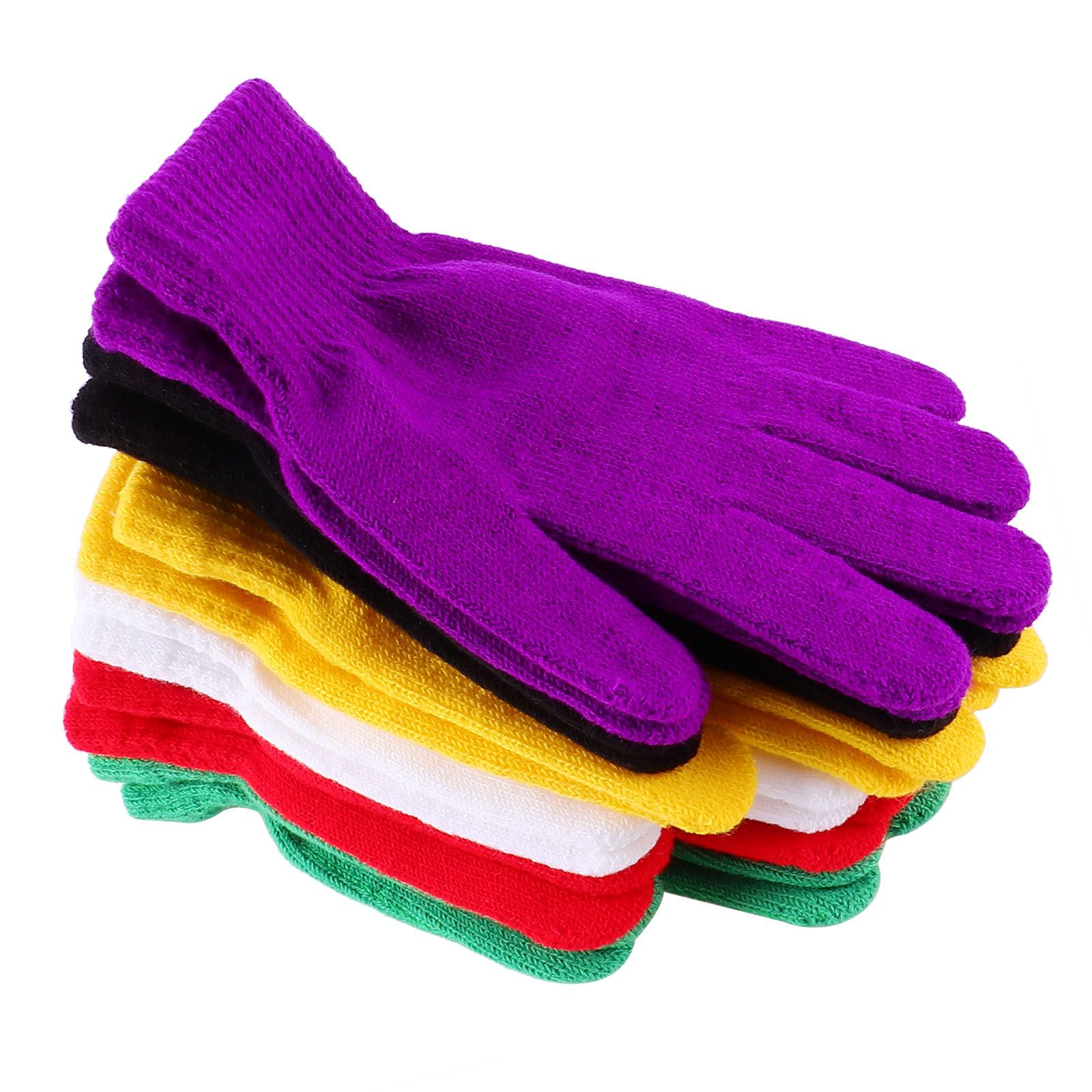 6Pairs Winter Knit Gloves Adul - Winter Cycling Commute ulasan dan harga