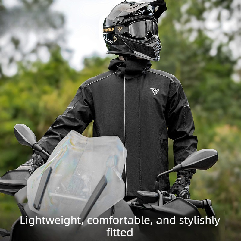 Motorcycle Rain Suit Waterproo - Cycling Commute In Rain ulasan dan harga