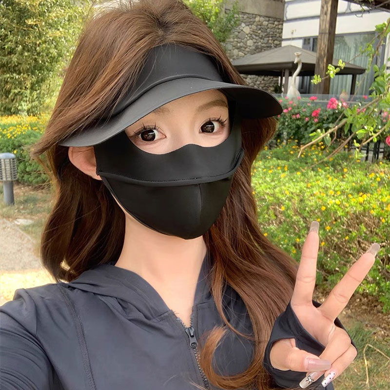 Breathable Full Face Mask Sun  - Cycling Loop ulasan dan harga