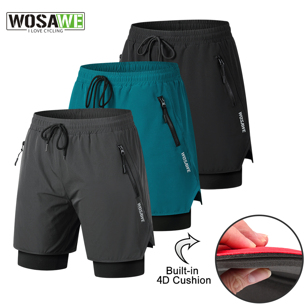 WOSAWE MTB Shorts Summer Men C - Cycling Commuter Pants ulasan dan harga