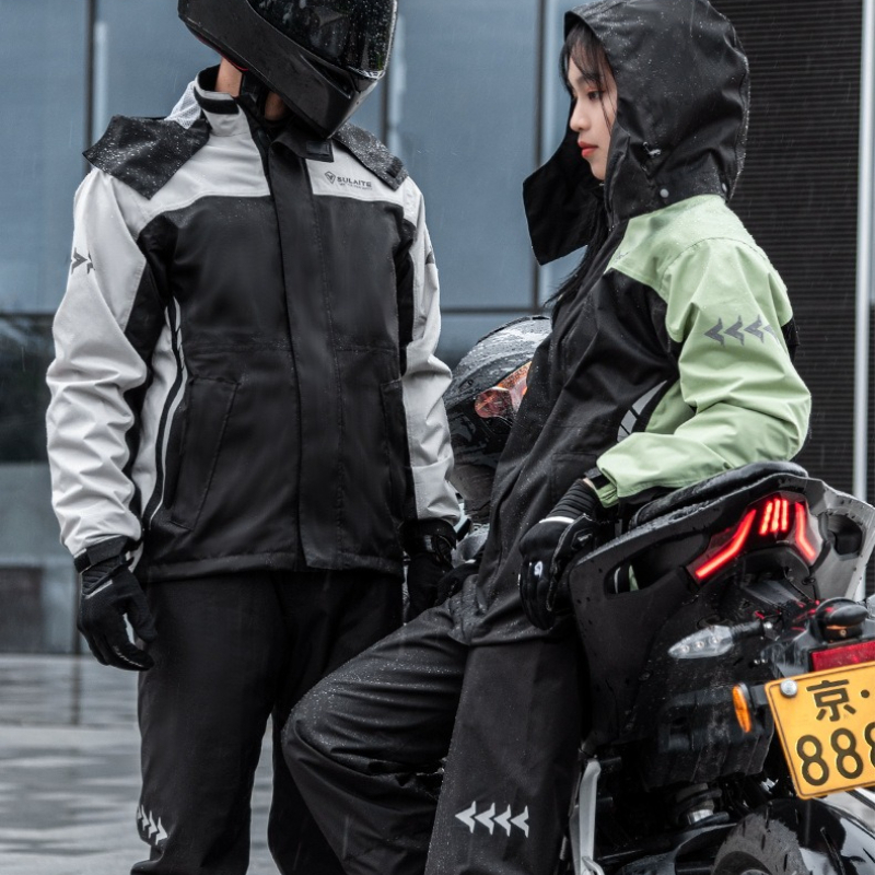 Oxford Motorcycle Rain Suit Wa - Cycling Commute In Rain ulasan dan harga
